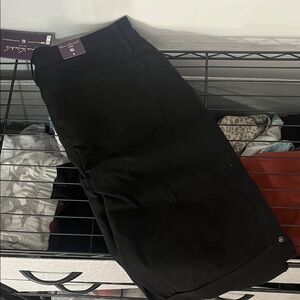 Gloria Vanderbilt Black Jean Shorts